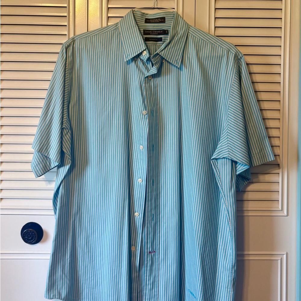 Daniel Cremieux Blue Casual Button Down Shirt